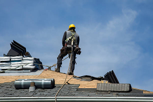 Professional Gutter Installation technician working in Duluth, GA